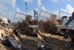 Captan a empleados del municipio tirando PERROS MUERTOS en basurero de Piedras Negras