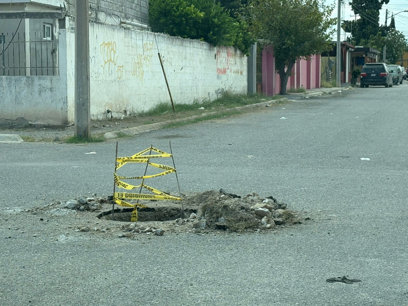 Simas en Frontera Repone Tapas y Brocales de Drenaje por Robo