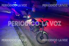 Grave accidente de motocicleta en Monclova deja a joven herido