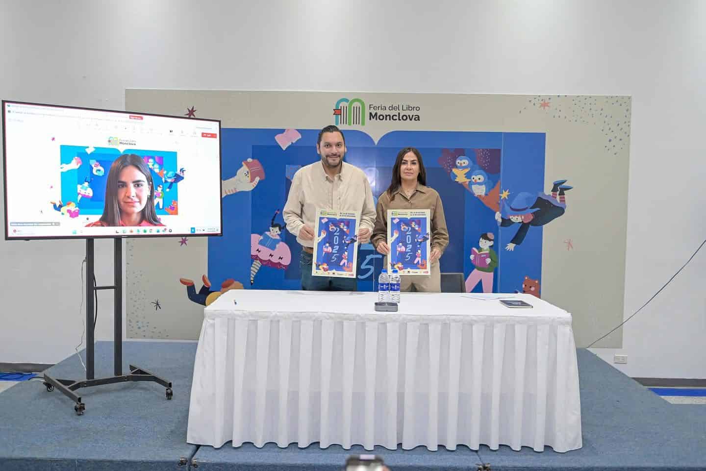Presentan Feria del Libro Monclova 2025
