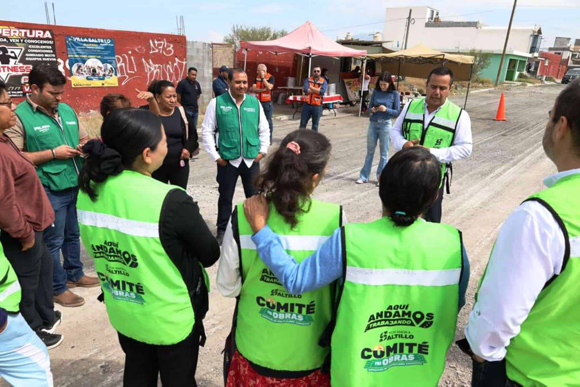 Lleva Javier Díaz pavimentación al oriente de Saltillo