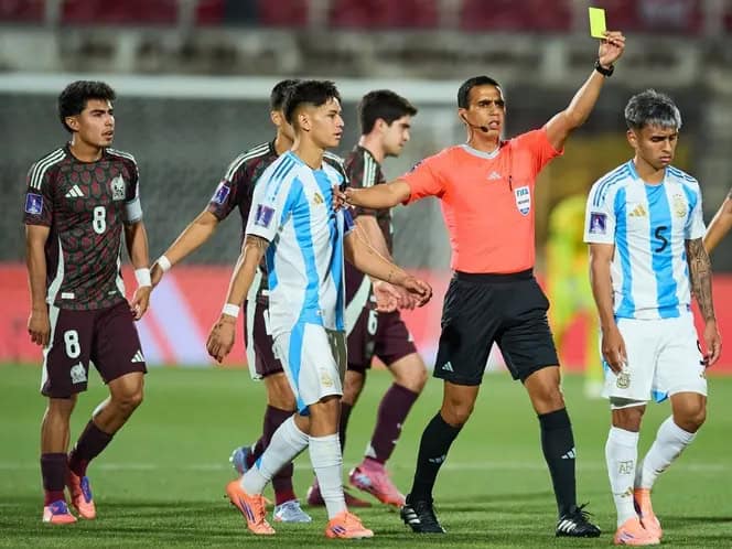 Polémicas y expulsiones en duelo Sub-20 México vs Argentina