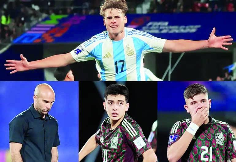 Argentina avanza a Semifinales al vencer a México en Mundial sub 20