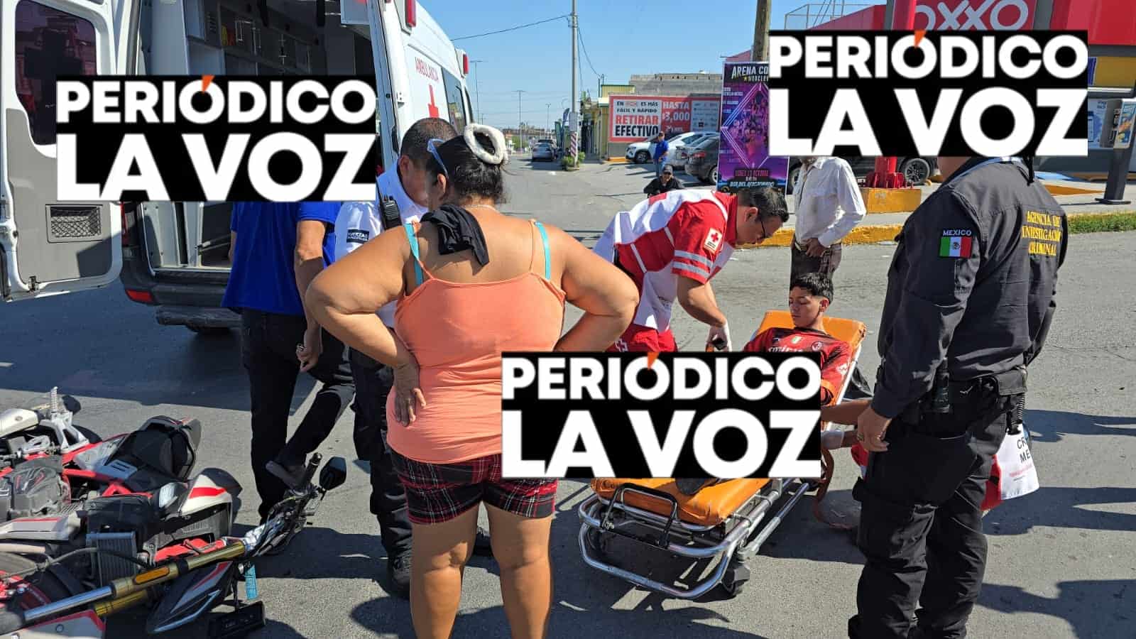 Estampa moto en automóvil
