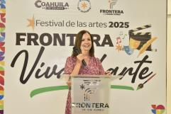 Alcaldesa Sari Pérez inaugura Festival de las Artes en Frontera 2025
