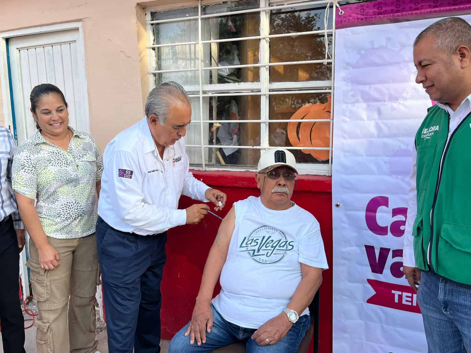 Inicia campaña de vacunación contra la influenza en Ciudad Acuña
