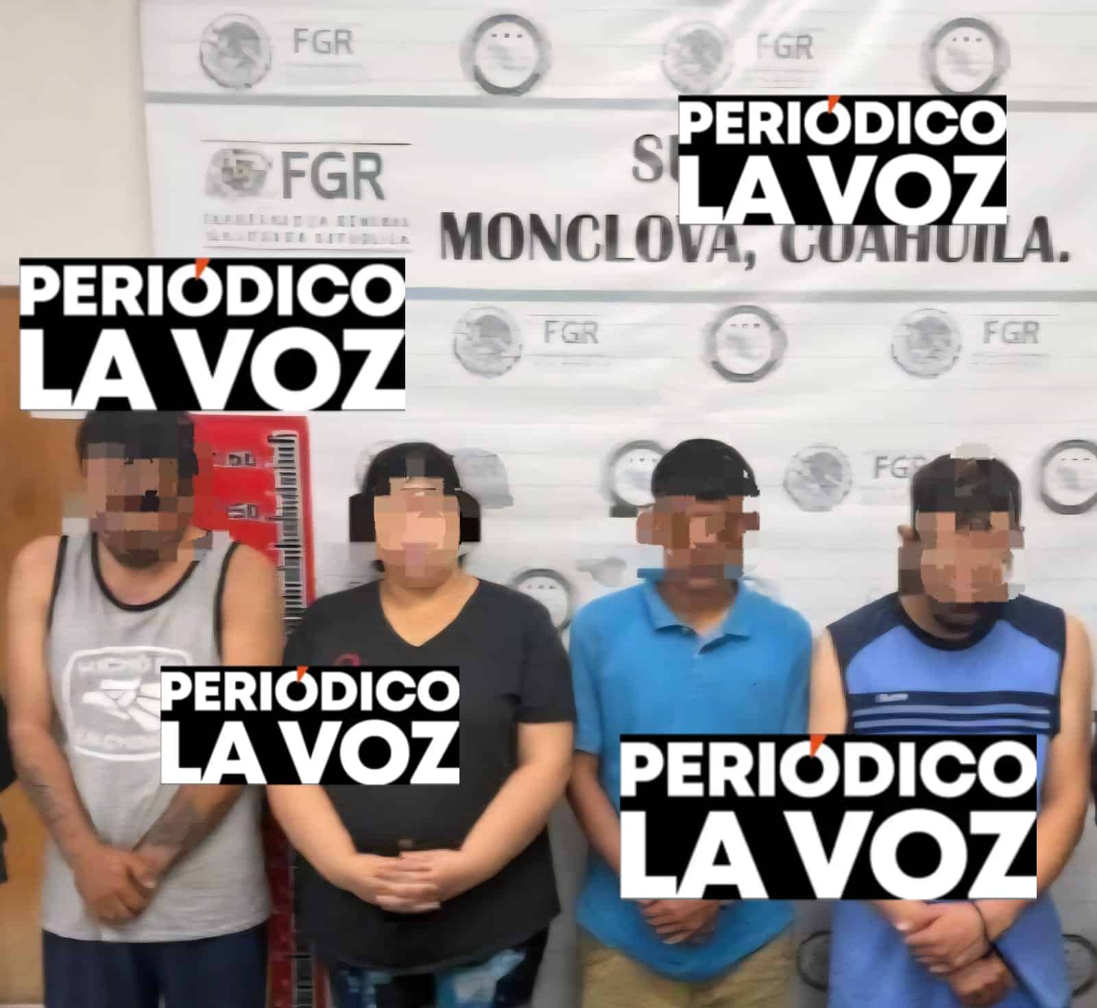 Cuatro detenidos, droga asegurada y una menor bajo resguardo en cateo de la FGR en colonia El Pueblo