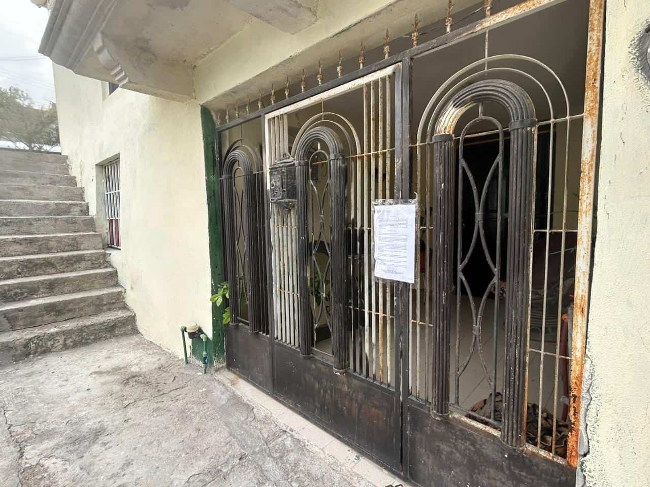 Casa del presunto responsable Santos "N" cerrada tras operativo
