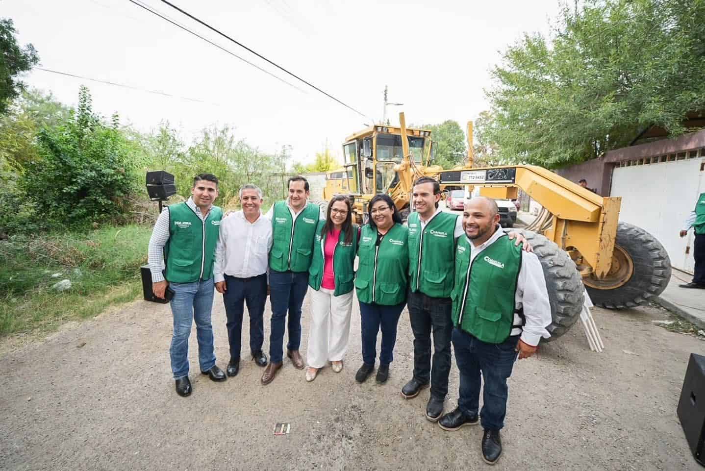 Arranca pavimentación en la colonia Presidentes con apoyo de Mejora Coahuila