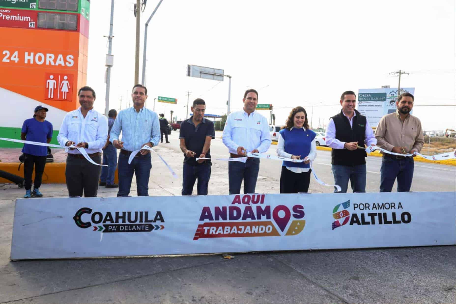 Alcalde de Saltillo entrega Adecuaciones Viales para Mejorar Movilidad