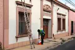 Avanza rehabilitación de fachadas en Saltillo