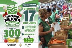 Edición 300 del Mercadito Mejora llega a Infonavit con productos baratos y apoyo ciudadano
