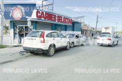 Choque múltiple en Monclova deja daños materiales