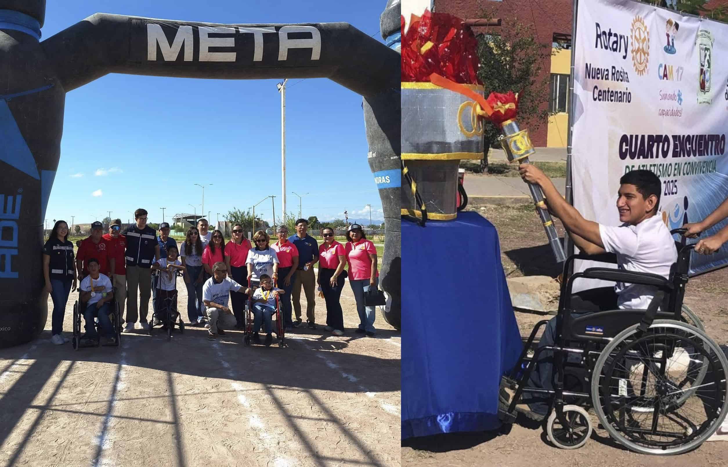 Estudiantes del CAM No. 20 brillan en encuentro de atletismo en Nueva Rosita