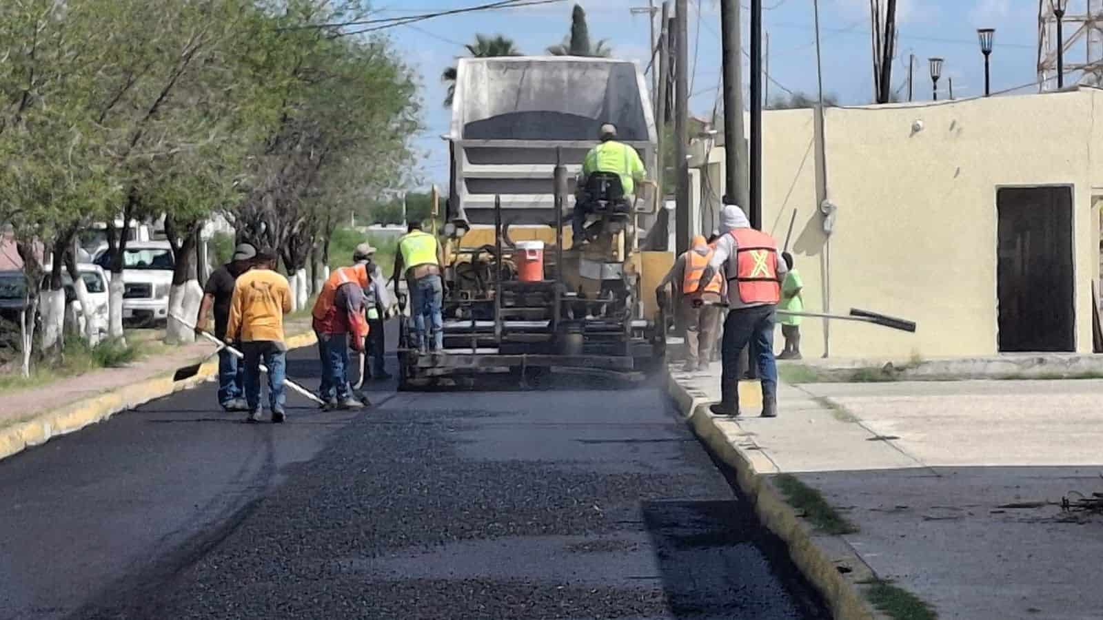 Avanzan Obras de Recarpeteo en Múzquiz, Coahuila