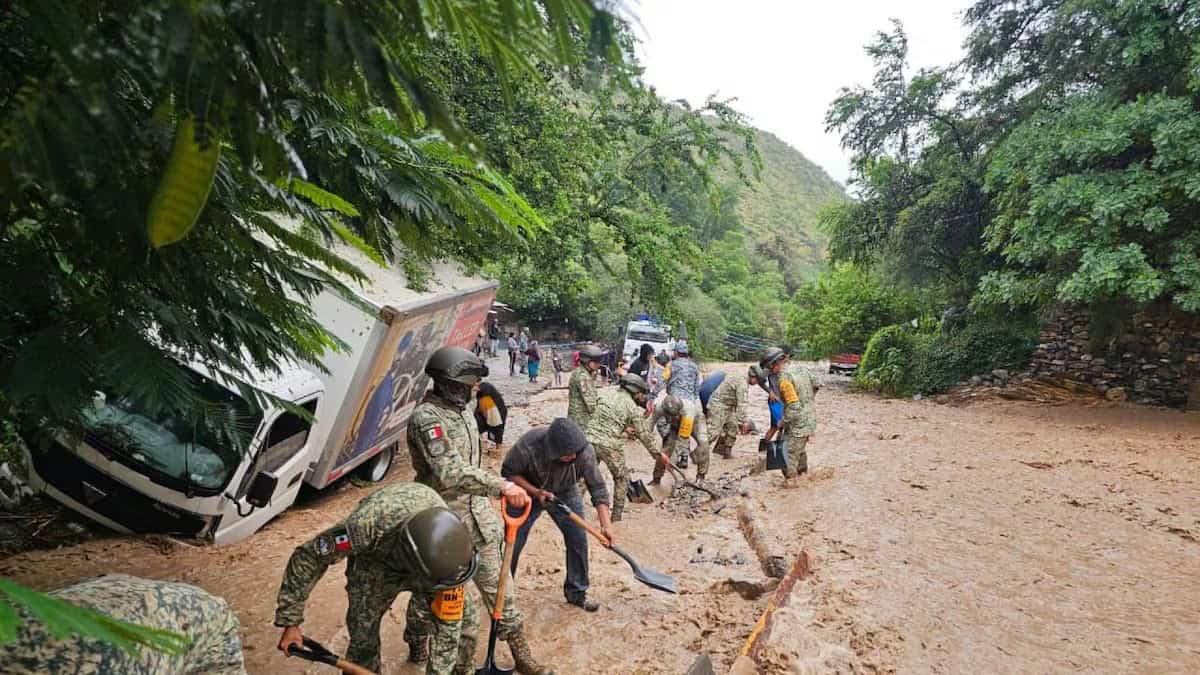 Tragedia en México: 72 personas fallecen y 48 desaparecen por lluvias torrenciales