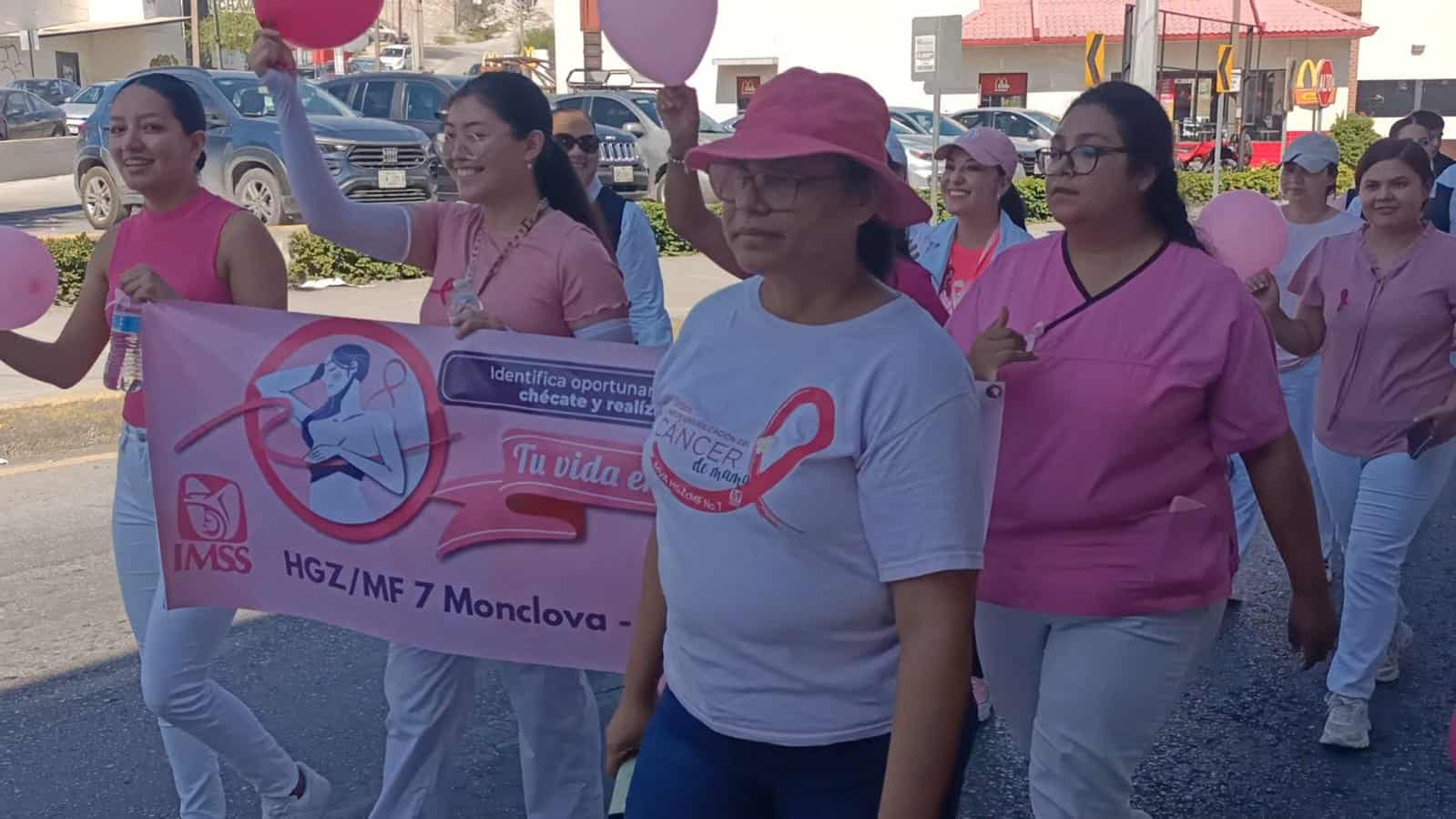 IMSS realiza jornada por Día Mundial de Lucha contra Cáncer de Mama