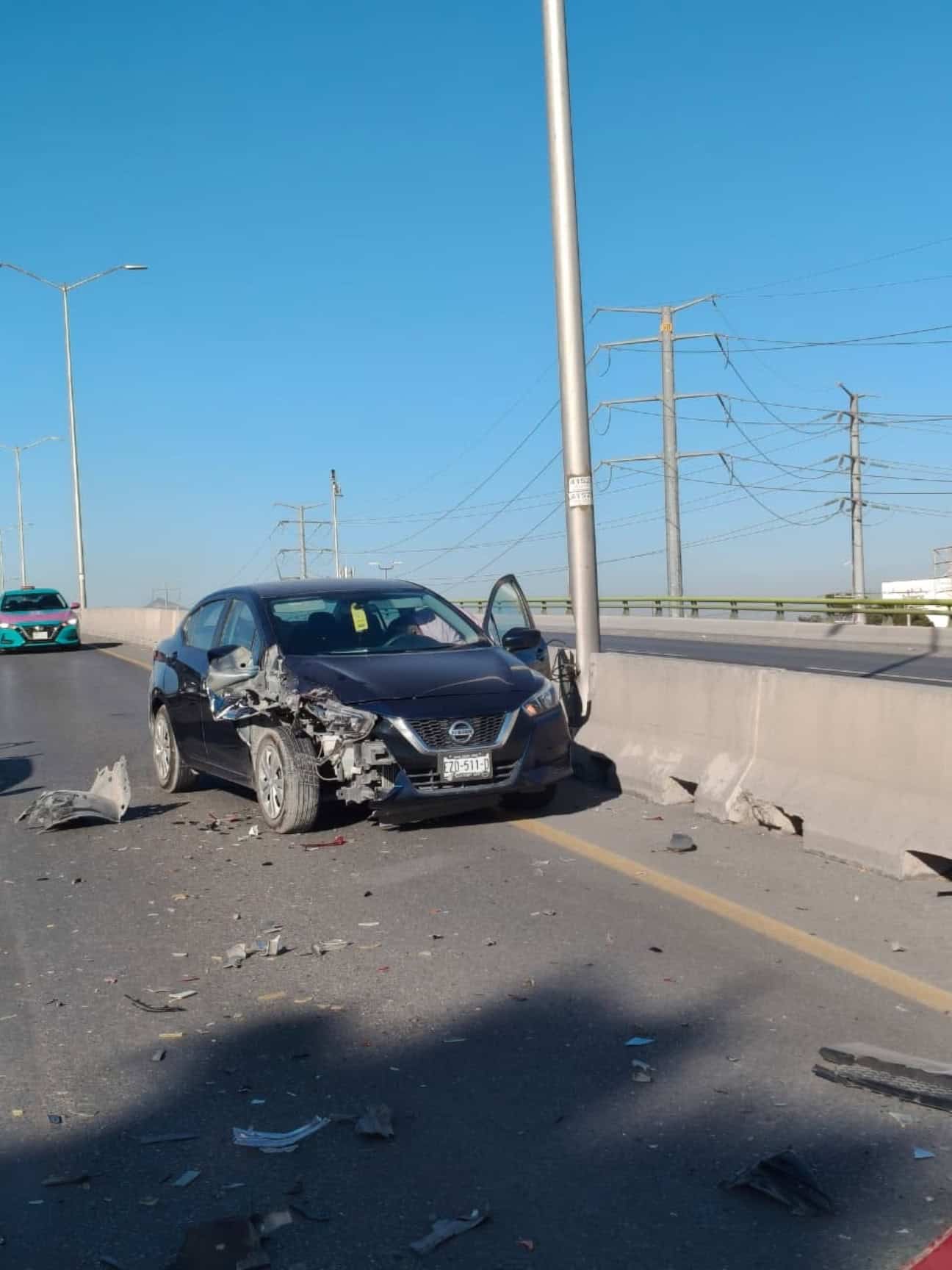 Choque Múltiple Complica Tráfico en Saltillo