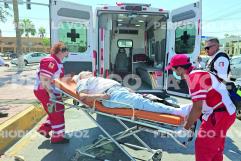 Anciano de 85 años herido tras caída en Monclova