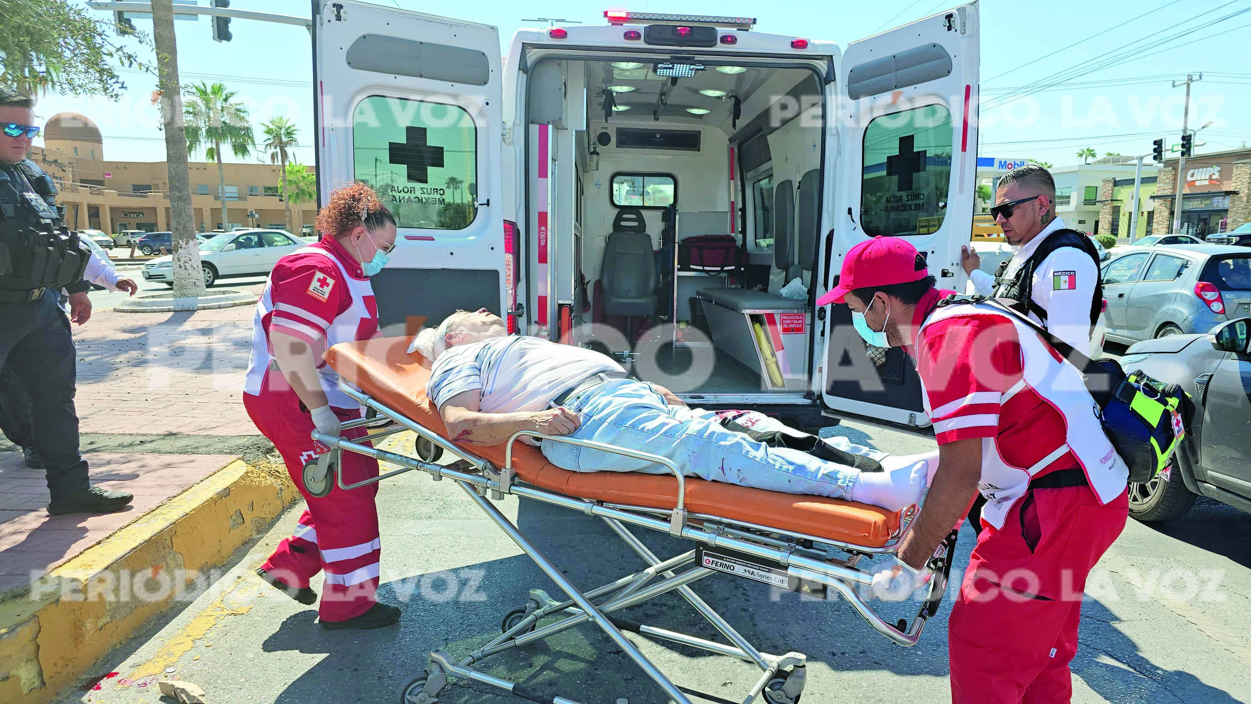 Anciano de 85 años herido tras caída en Monclova
