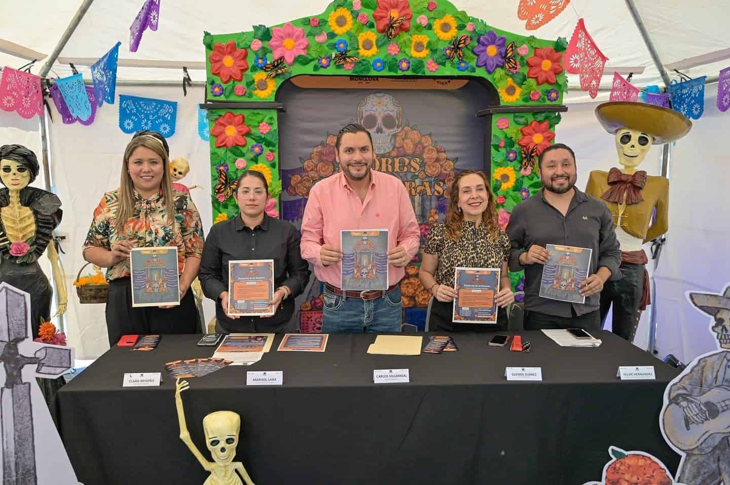Alcalde Carlos Villarreal encabeza Festival Día de Muertos 2025 en Monclova