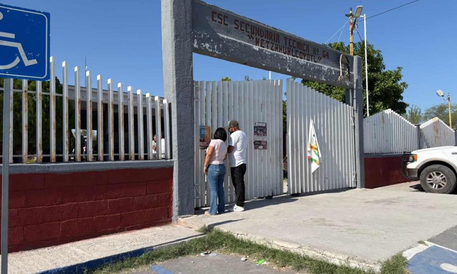 Alumno resulta herido en Secundaria Técnica No. 64 Netzahualcóyotl