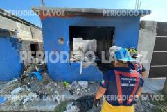 Incendio provocado por adicto La Papa en colonia Primero de Mayo