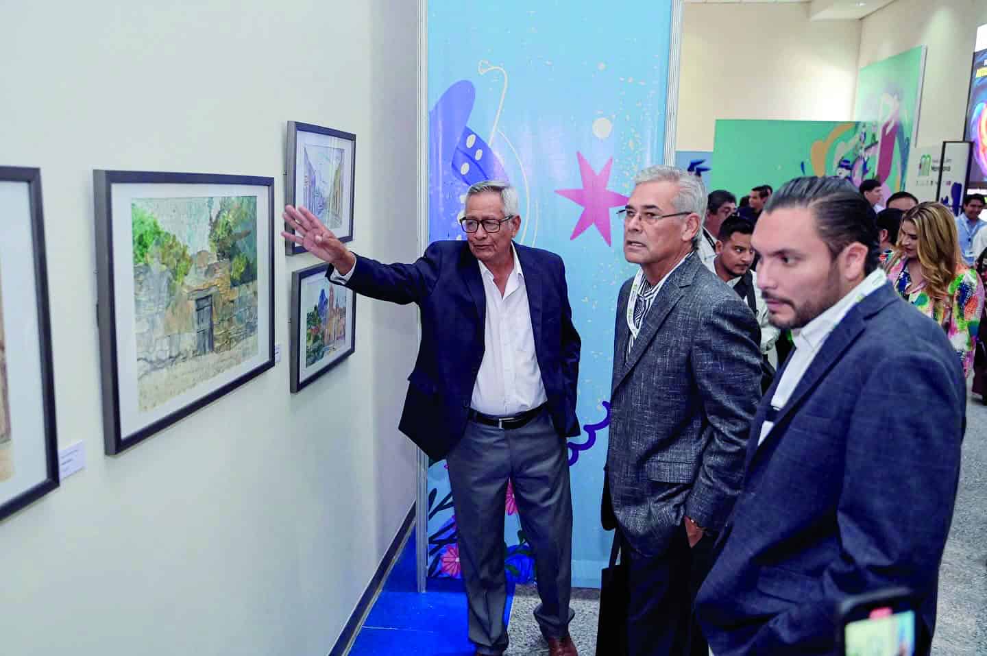 Jorge Luis Ramos Mata presenta su exposición Acuarelas de Pueblos Mágicos en Monclova
