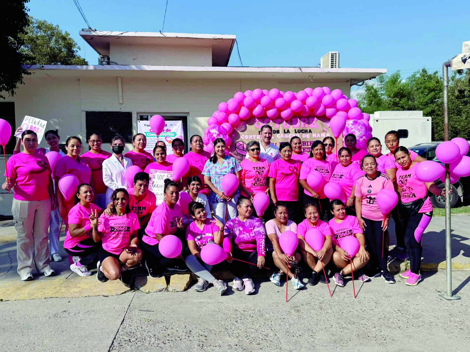Marcha conmemorativa en Melchor Múzquiz promueve la prevención del Cáncer de Mama
