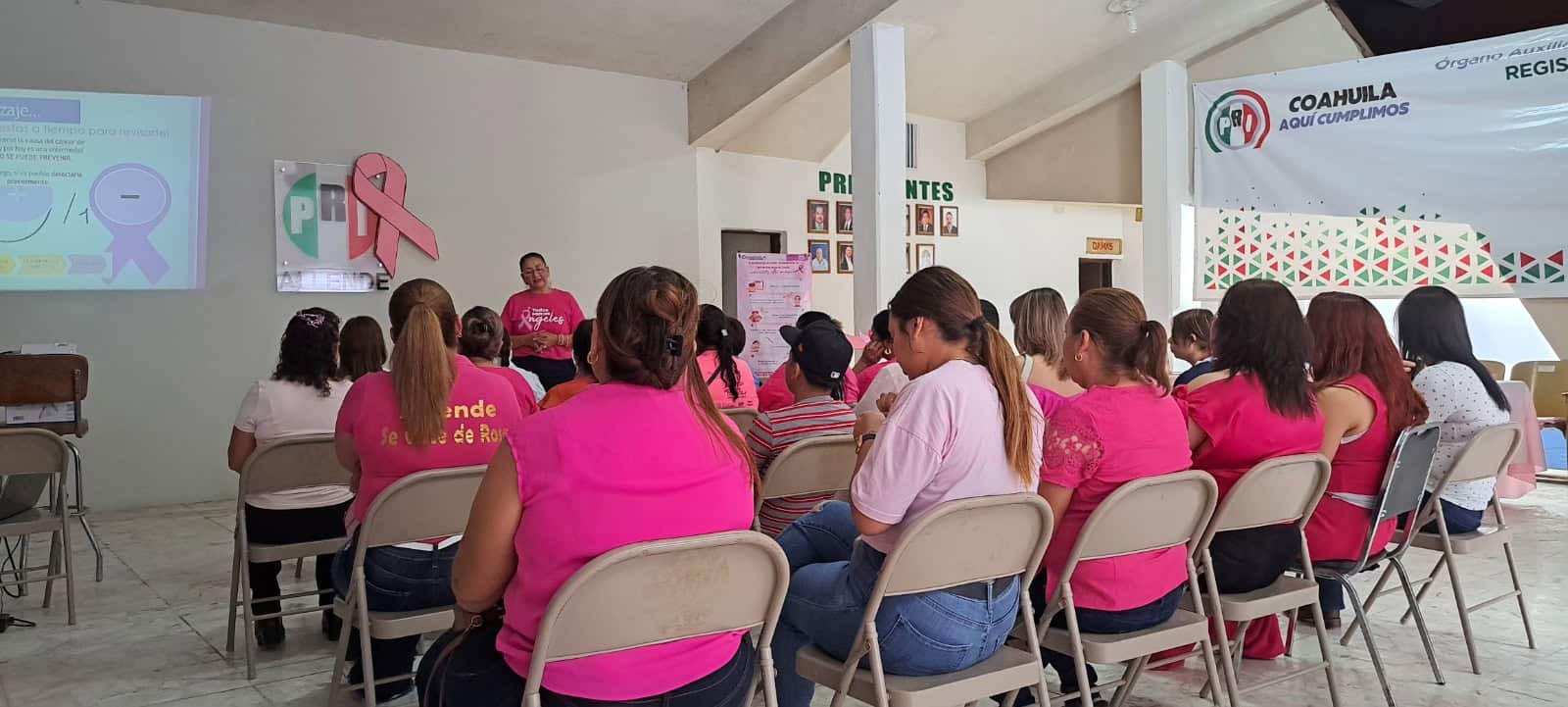 Promueven en Allende la concientización sobre el cáncer de mama