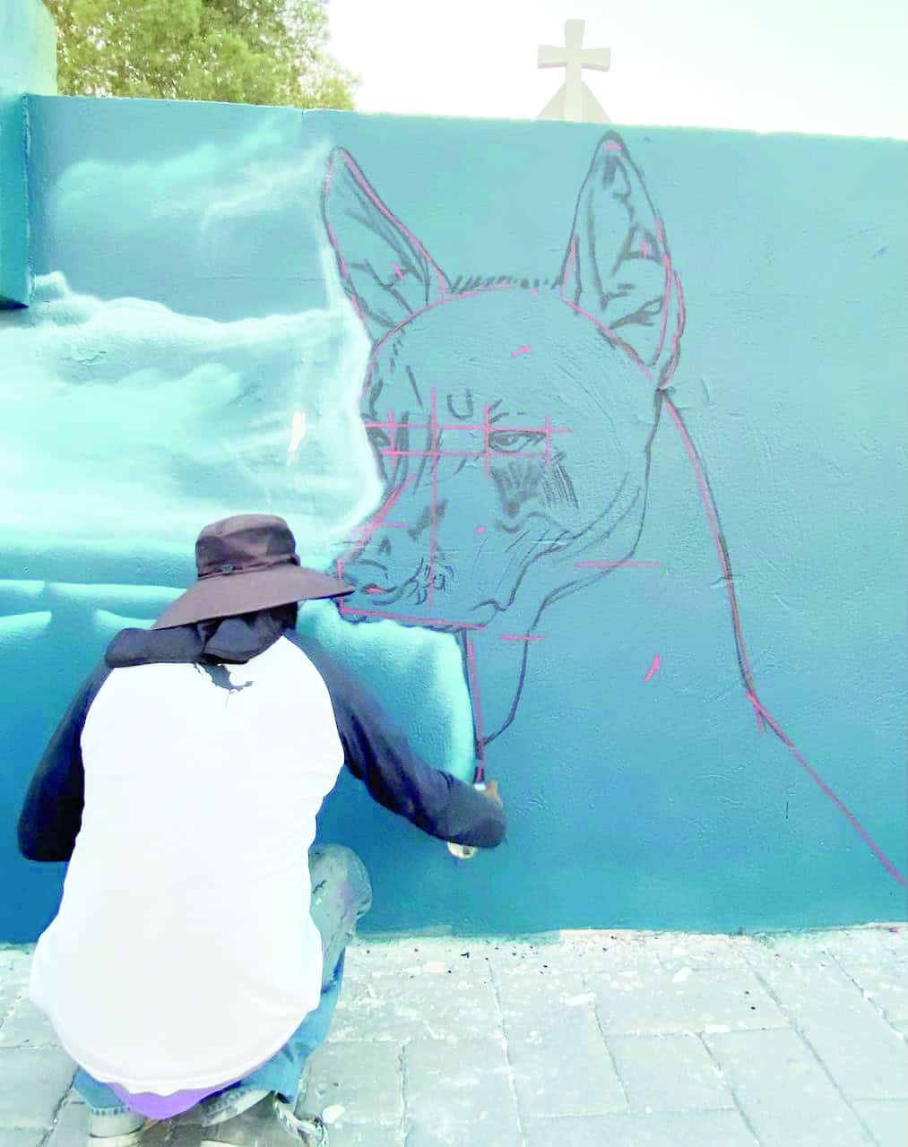 Efek y Suckre embellecen el Panteón Guadalupe con murales urbanos