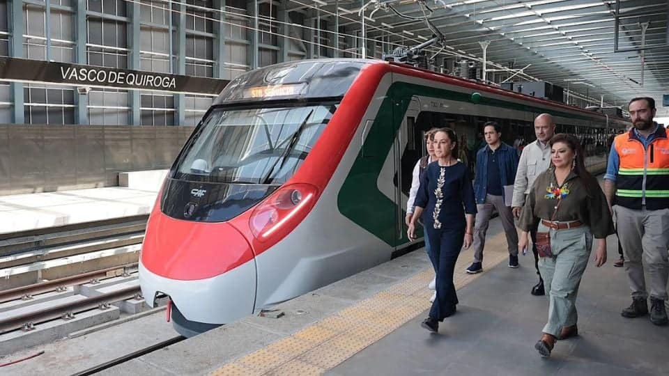 Claudia Sheinbaum Pardo anuncia la conclusión del tren interurbano México-Toluca para enero 2026