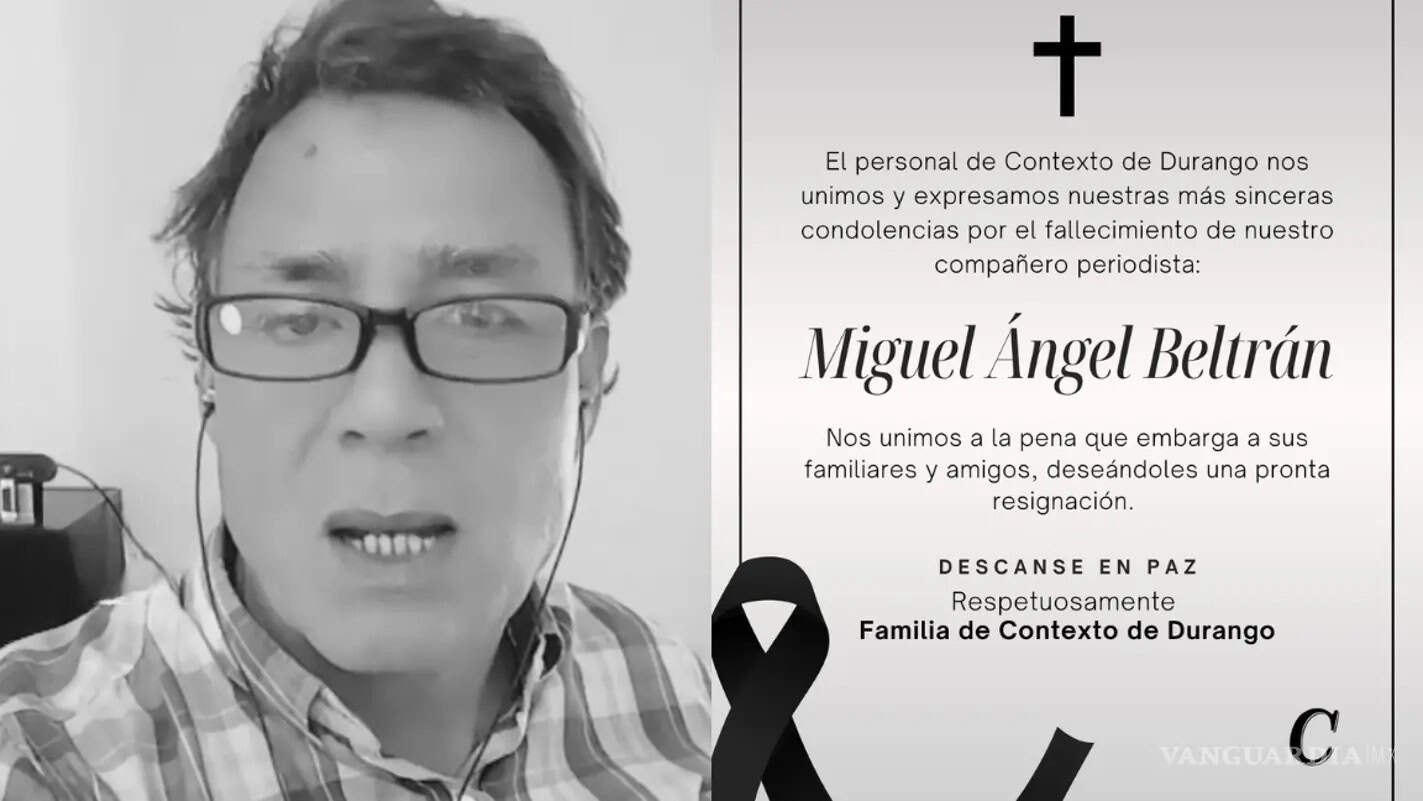 Asesinado periodista Miguel Ángel Beltrán Martínez en México