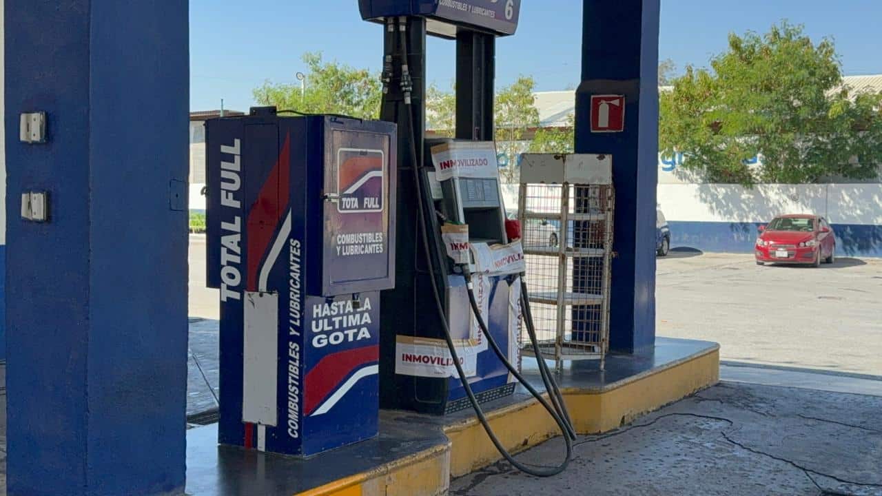 Profeco inmoviliza estación de gasolina Total Full en Monclova