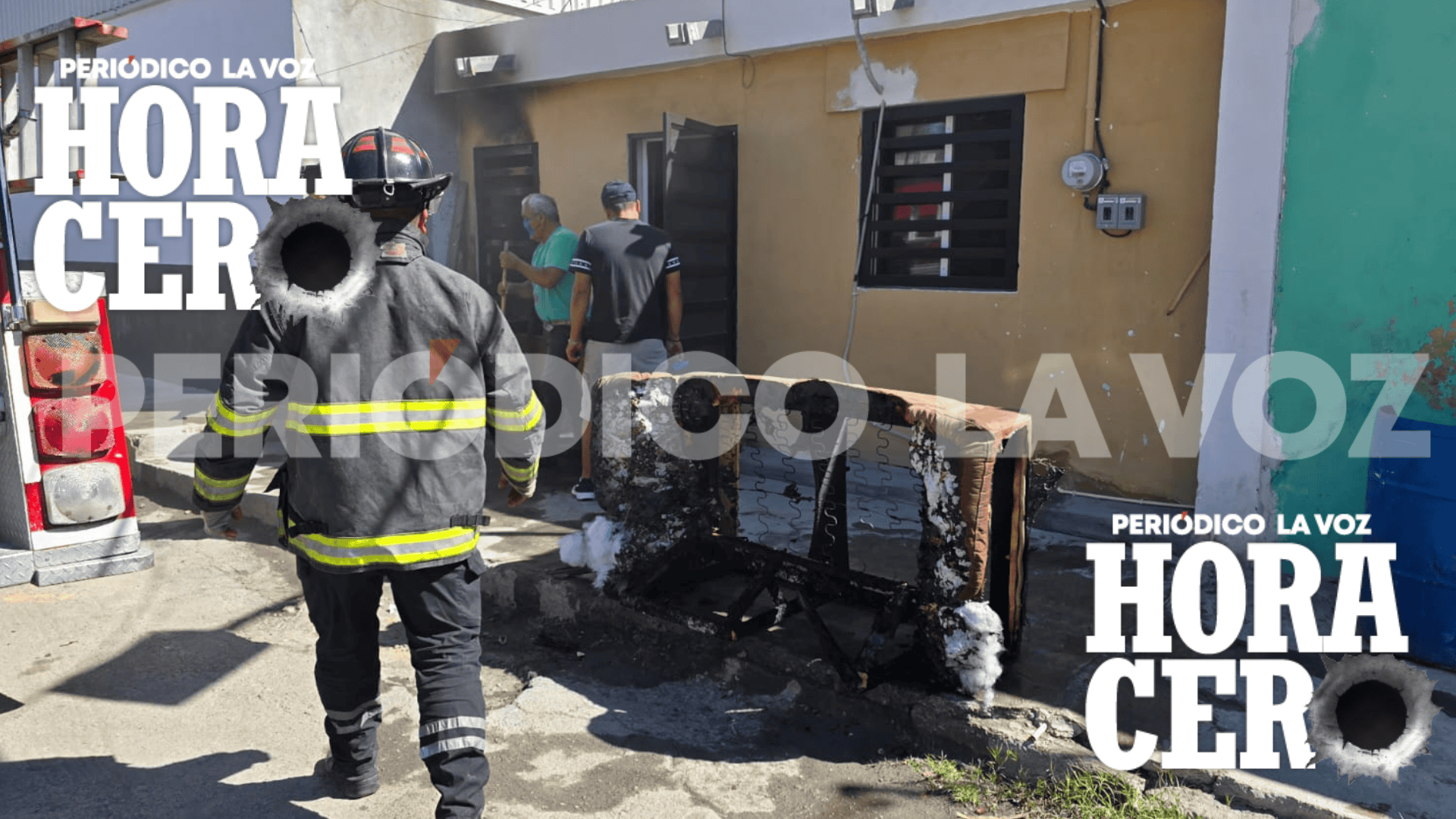 Desata brasa  incendio de casa