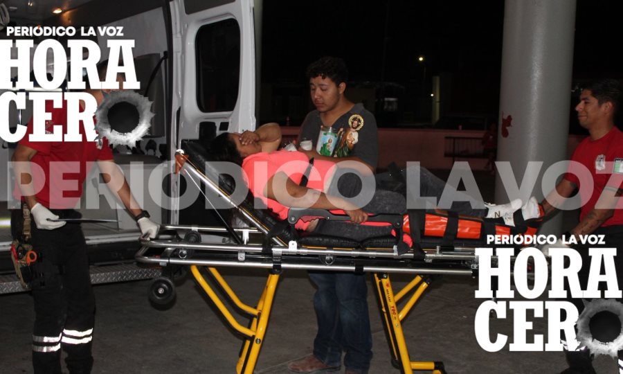 Con la pierna rota  pero la fe intacta