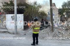Incendio desatado por hombre sin hogar en Monclova