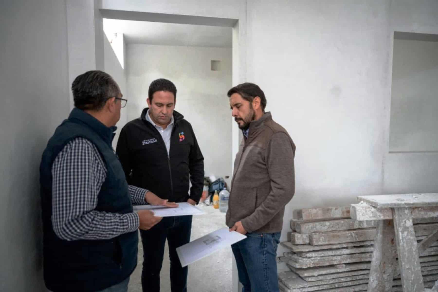 Construcción del Centro Comunitario en Saltillo registra 50% de avance