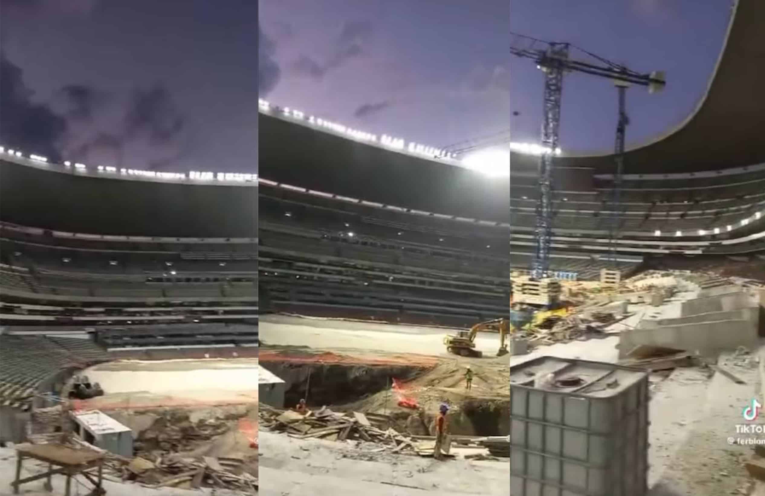 Despiden a trabajador del Estadio Azteca por difundir videos de la remodelación rumbo al Mundial 2026