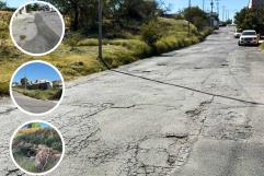 Vecinos de Palmas I exigen atención a calles deterioradas y abandono en limpieza