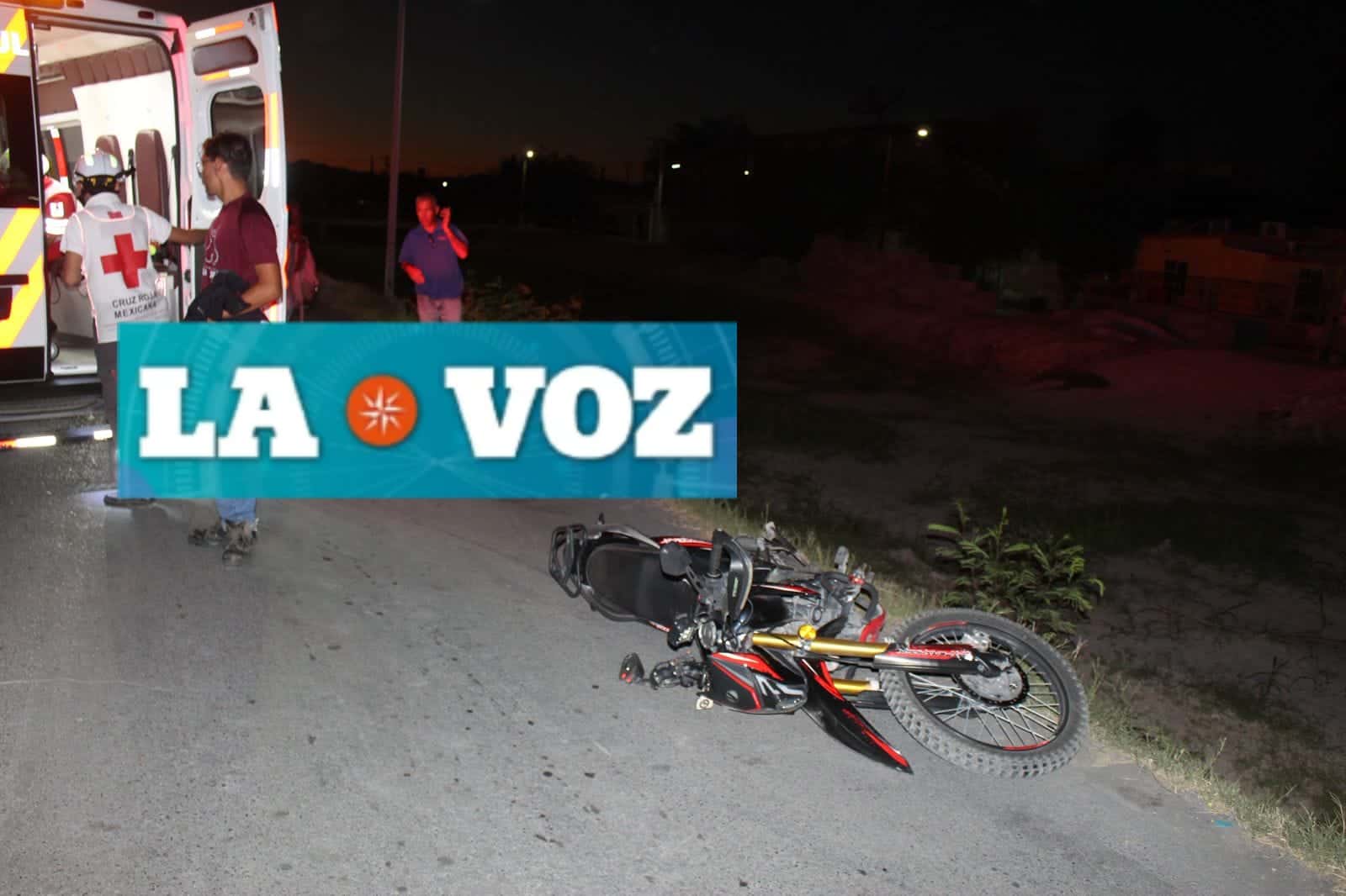 Motociclista herido tras colisión en Monclova