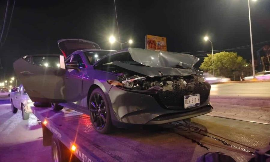 Familia sale ilesa tras accidente vial en Ramos Arizpe