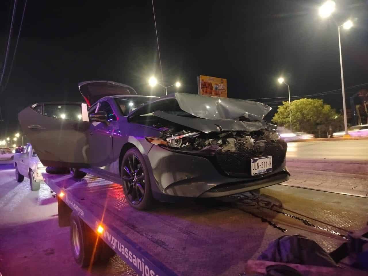 Familia sale ilesa tras accidente vial en Ramos Arizpe