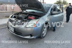 Accidente automovilístico en Monclova deja daños materiales