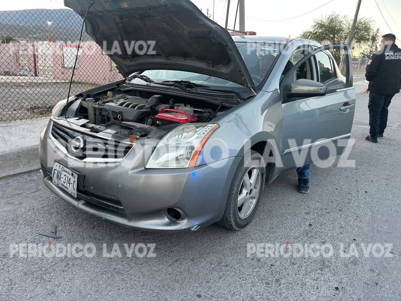 Accidente automovilístico en Monclova deja daños materiales