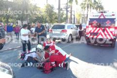 Conductora embiste a peatona en Monclova