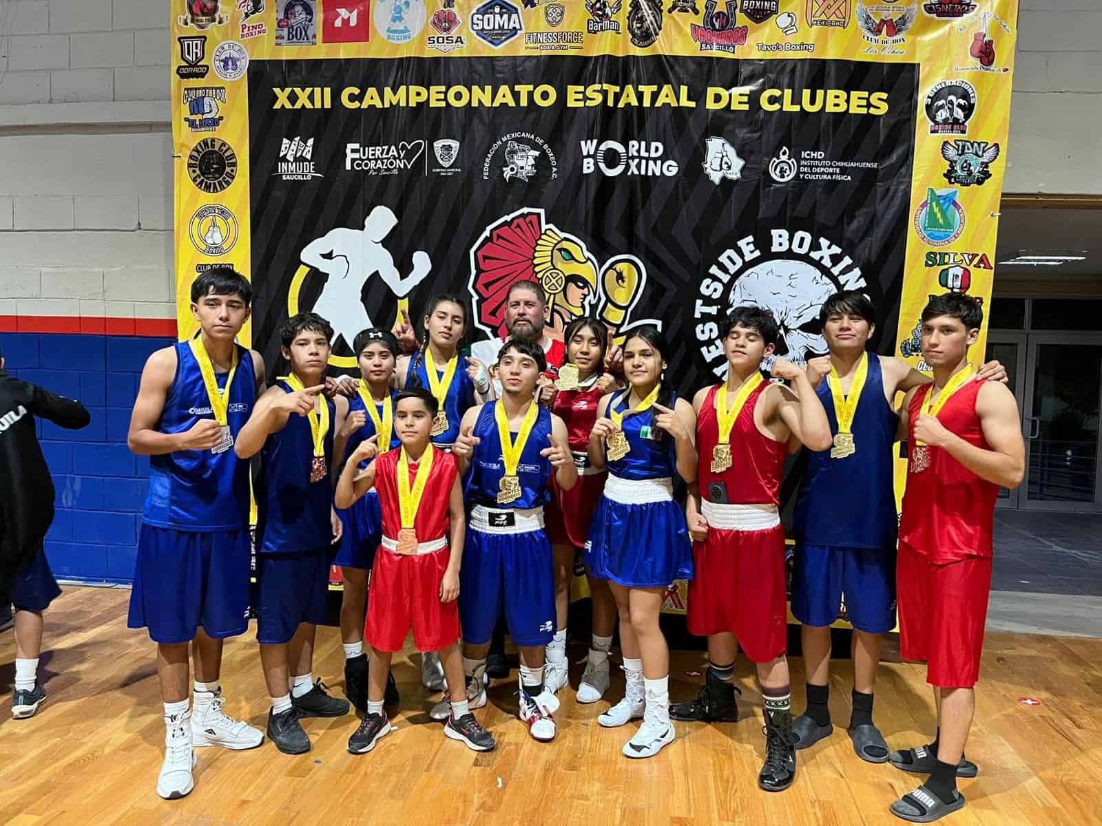 Gimnasio Marsopa Castro brilla en el Campeonato Estatal de Clubes de Boxeo