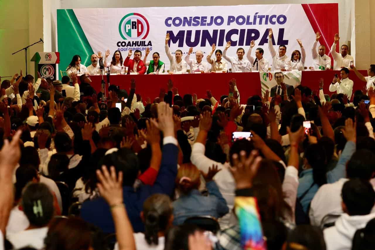 Renovación de estructuras municipales del PRI en Coahuila