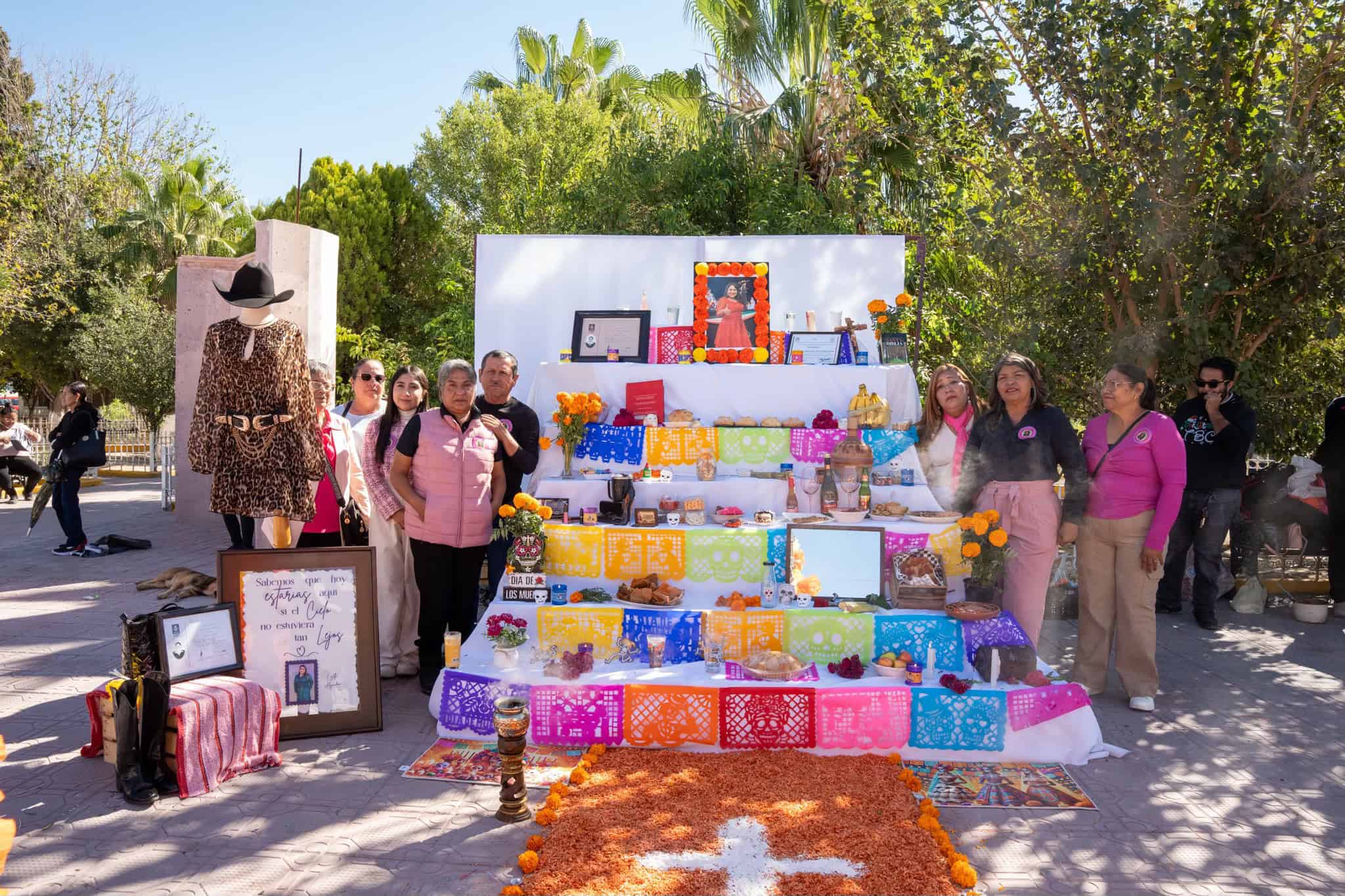 Alcaldesa de Castaños agradece participación en evento de altares