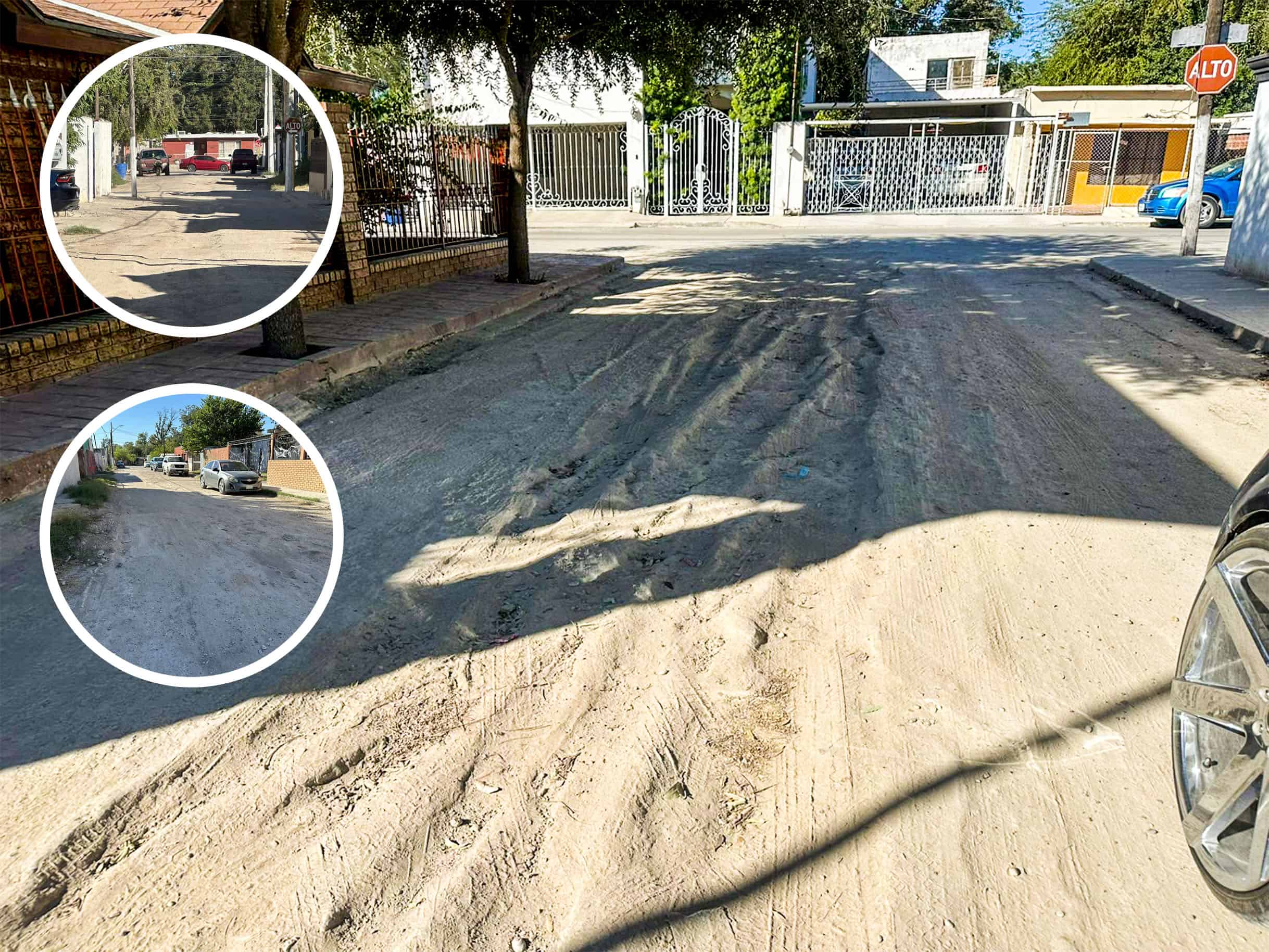Vecinos exigen repavimentación en la colonia Mundo Nuevo tras obras inconclusas de SIMAS
